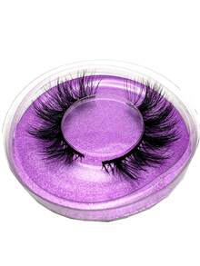 10/16/21 Pairs Fluffy&Thick 3D False Eyelashes With Glitter Paper Box,Lashes Bulk Christmas Gifts,3D Cat Eye Eyelashes Natural Soft,Protable, Makeup Manga Lashes,Dramatic Messy Mink Lashes Wispy, Individual Package Faux Mink Lashes Wholesale - 黑色 - 查看 4