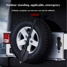 1 قطعة مجرفة قابلة للطي 2 في 1 للبستنة، مجرفة للتخييم العسكري، أداة تدريب للبقاء على قيد الحياة، حقيبة محمولة، مقبض معدني مناسب للتخييم والتنزه والبستنة والصيد