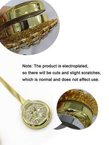 1pc/2pcs Crystal 3D Automatic Magnetic Self-Adhesive Curtain Tiebacks, Noble & Fashionable Quality Crystal Curtain Clips For Home Decor, Curtain Rope Tie Backs For Bedroom & Living Room, Magnetic Curtain Tiebacks No Drilling, Minimalist Curtain Clips - Multicolor - View 10