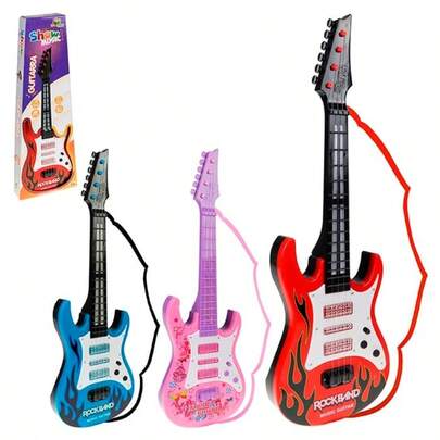 Guitarra star c/luz 52cm
