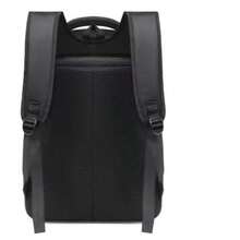 Mochila de gran capacidad para hombres mochila  computadora de negocios mochila de ocio mochila de estudiante de secundaria - Negro - Ver 2