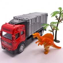 Friction-Powered Dinosaur Truck/Car – Jurassic Adventure To Collect And Have Fun With! - 黃色卡車 - 查看 2