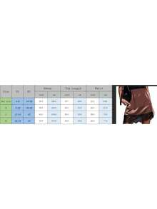 Women Satin Silk Skirt High Elastic Waist Lace Patchwork Stylish Summer Going Out Club Skirts Fashion Solid Color Versatile Style Y2k Mini Skirt Streetwear - 深棕色 - 查看 4