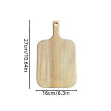 1pc Oak Wood Handle Cutting Board, Bread Board, Fruit Board, Butcher Block, Chopping Board, Double-Sided Cutting Board, Available In Large, Medium And Small Sizes, Suitable For Pizza, Cheese, Cooked Food, Bread, Cookies, Kitchen And Dining, Fruits, Outdoor, Parties, Wedding, Mother's Day, Christmas Gifts - Apricot - View 15