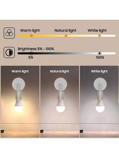 2P Zwart Shaped Curved Tube Lamp Head Wand 24CM RGB Bulb Remote Control 10CM Chassis 1200 MAh Charging Living Room Mural Bedroom Bedside Balcony Corridor Stairwell view 10