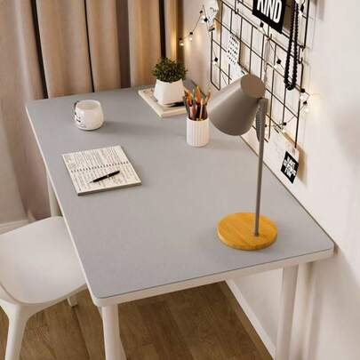 1PC Eye-Protection Desk Pad, Christmas & New Year Decorative Table Mat, Office Pad, Large Mouse Pad, PU Leather, Laptop Desk Pad, Manicure Table Pad, Tea Table Pad, Dressing Table Pad, Extra-Large Tablecloth, Waterproof Writing Pad For Home & Office, Waterproof/Oil-Proof/Stain-Proof, Wear-Resistant,