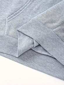 Liso    Primavera/Otoño    suelto    Canalé  Cordón  Bolsillo    Navideño  Halloween - Gris - Ver 10