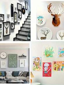 24/36/72pcs, No Drilling Required Hanging Picture Strip - Double-Sided Removable Wall Hooks, Suitable For Picture Frames And Artworks, Waterproof Paste Installation Label Kitchen Items Kitchen Accessories Kitchen Kitchen Tools