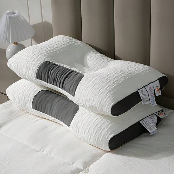 1 Piece Knitted Pillow SP Cervical Protection, Massage Pillow Core For Sleep, Inner Pillow Moisture Absorption Breathable Bedding Decorative Pillow For Living Room Bedroom