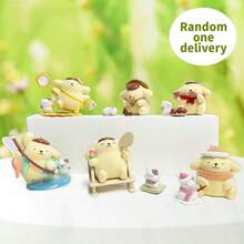 Miniso Hộp bí ẩn hình chú chó Pudding của Sanrio, thuộc bộ sưu tập theo mùa dành cho trẻ em, được làm từ chất liệu ABS bền chắc, màu sắc tươi sáng kết hợp các yếu tố theo mùa, thích hợp để trang trí văn phòng và phòng học, cũng thích hợp làm quà tặng ngày Valentine (Giao ngẫu nhiên 1 sản phẩm) - Nhiều màu - Xem 2