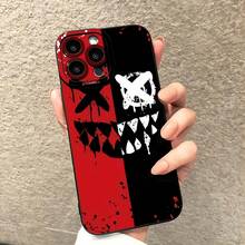 Funda de teléfono: Nueva funda de teléfono creativa con patrón de Joker negro y rojo, elemento de anime de dibujos animados, funda de teléfono de alta  - compatible con iPhone 16e/7/8/XR/XS/X/11/12/13/14/15/16 Pro Max/Plus, funda de teléfono a prueba de golpes con protección total, regalo para amigos y familiares - Estilo 1 (1 pieza) - Ver 7