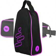 OKA SPORTS Zapatera Para Ftbol, Gym, Natacin Organizador Con Cierre Reforzado Material De Lona Colores Neon Azul - rosa - Ver 1