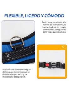 Arnés Ajustable para Perros Antitirones y Transpirable – Cómodo y - Multicolor - Ver 10