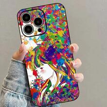 O-Oyasumi Punpun Anime Phone Case For  16 15 14 13 12 11 PRO MAX PLUS Mini TPU Soft To Skin-Fridly Case.Halloween Accessories.Popular Mobile Phone Cases Cute Mobile Phone Case Anime Mobile Phone Case  Case Halloween Fall Fashion Mobile Phone Case Phone Cases  17 Pro Max Case Fall Christmas Navidad - 混合顏色5 - 查看 2