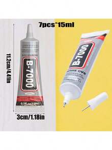 高强度软树脂粘合剂 - 透明无残留手工粘合剂，带精密针尖，适用于 DIY 珠宝和手工艺品，防水，适用于塑料、织物、木材、玻璃、金属 - 透明色 - 查看 22