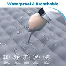 Sleeping PadsTapete de dormir doble autoinflable colchón de camping para 2 personas colchón doble portátil tapete de camping bomba de pie integrada senderismo coche playa zacate tour picnic etc. 84.64 xSleeping Pads - azul - Ver 5