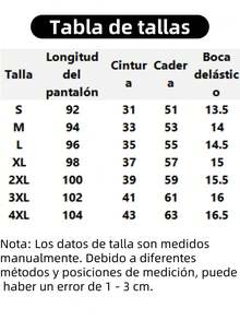 Pantalones sueltos de mujer de unicolor con cintura ajustable, versátiles para hacer deporte - Estrella negra - Ver 4