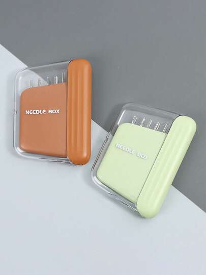 10 İğneli Yeni Moda Manyetik Dikiş Kutusu, Ev Tipi Yüksek Kaliteli Tamir Aletleri, İğne ve İplik Saklama Kutusu Seti. Kolay Erişim İçin Manyetik Tasarım, Kompakt ve Taşınabilir, Ev Tamiri, Giyim Tadilatları, Ev Hanımları ve El Sanatları Tutkunları İçin Uygun
