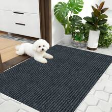 Anti-Slip Doormat, Front Door Entrance Mat, Self-Adhesive Anti-Slip Large Doormat, Absorbent Mat For Kitchen, Bathroom And Patio, Self-Adhesive Anti-Slip Large Doormat, Low-Profile Entrance Carpet, Non-Curling Entrance Door Mat, Easy To Clean, Suitable For Elderly, Children And Pets