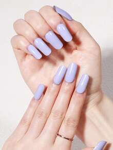 Adesivos de gel semi-curados para unhas (cor sólida) - Adequados para qualquer cabine de luz UV/LED, adesivos de gel com qualidade profissional, de longa duração e resistentes, fáceis de aplicar e remover, ideais para presentear e para unhas decoradas em festas de aniversário. - Multicolorido - Ver 5