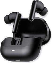 Akane Audífonos Inalámbricos Bluetooth 5.3 con Cancelación de Ruido Activa ANC 35 dB, ENC y Transparencia, Audio Ultra HD, Resistente a Salpicaduras, 6h de Batería y 24h con Base de Carga, TW900PRO - Negro - Ver 13