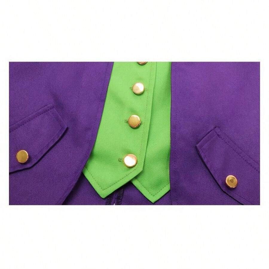 Men Cosplay Clothing - Purple - View 1