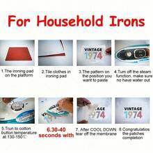 1pc/2pcs/3pcs Family Heat Transfer Stickers - Plastic, Washable Iron-On Stickers, Suitable For T-Shirts, Jeans, Jackets, Backpacks, Hats - Holiday Decorations For Clothing - Multicolor - View 6