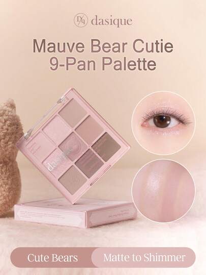 Dasique Paleta de sombras Dasique com 9 cores, maquiagem duradoura, alta pigmentação, formatura, aniversário, fácil de usar, suave e fácil de espalhar, fórmula vegana sem crueldade, essencial para o feriado, Rose Girl, a melhor cor, charme, presentes de Natal para mulheres, maquiagem de marca feminina de moda chique, volta às aulas