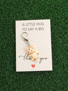 8 pièces Porte-clés chat, accessoires de dessin animé pour hommes et femmes. Porte-clés durable avec fermoir mousqueton. Cadeau décoratif, sac cadeau thématique. Cadeau de remerciement unique, cadeau commémoratif, cadeau d'amitié, pendentif porte-monnaie mignon, accessoires de sac à dos et de clé de voiture, porte-clés chat mignon, accessoires de sac, accessoires de porte-clés de voiture pour femmes, pendentif de sac, accessoires de sac, breloques de sac, idées de cadeaux pour sœur, enseignant