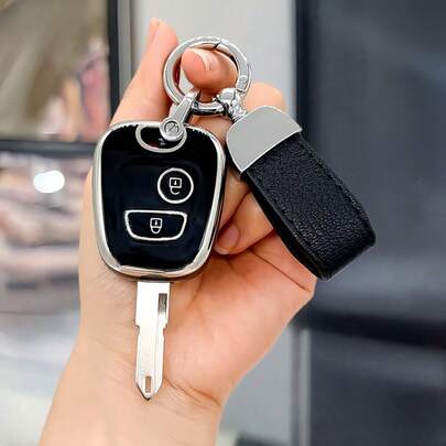 غطاء مفتاح السيارة لسيتروين C1 و C2 و C4 ، وبيجو 106 و 107 و 206 و 207 و 306 و 307 و 406 و 407 ، غطاء واقي لمفتاح السيارة من مادة TPU ، إكسسوارات حقيبة مفتاح فاخرة مناسبة للفتيات