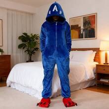 Men Loungewear Onepieces - Blue - View 1