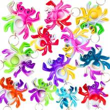 Tendencia20 piezas pop fidget llavero juguete, tortuga marina forma fidget juguete burbuja paquete pop ansiedad y estrés alivian la inquietudCalidad premium - 30 arañas - Ver 9