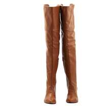 Women's Over-The-Knee Boots, Elegant Country Style - 駝色 - 查看 3