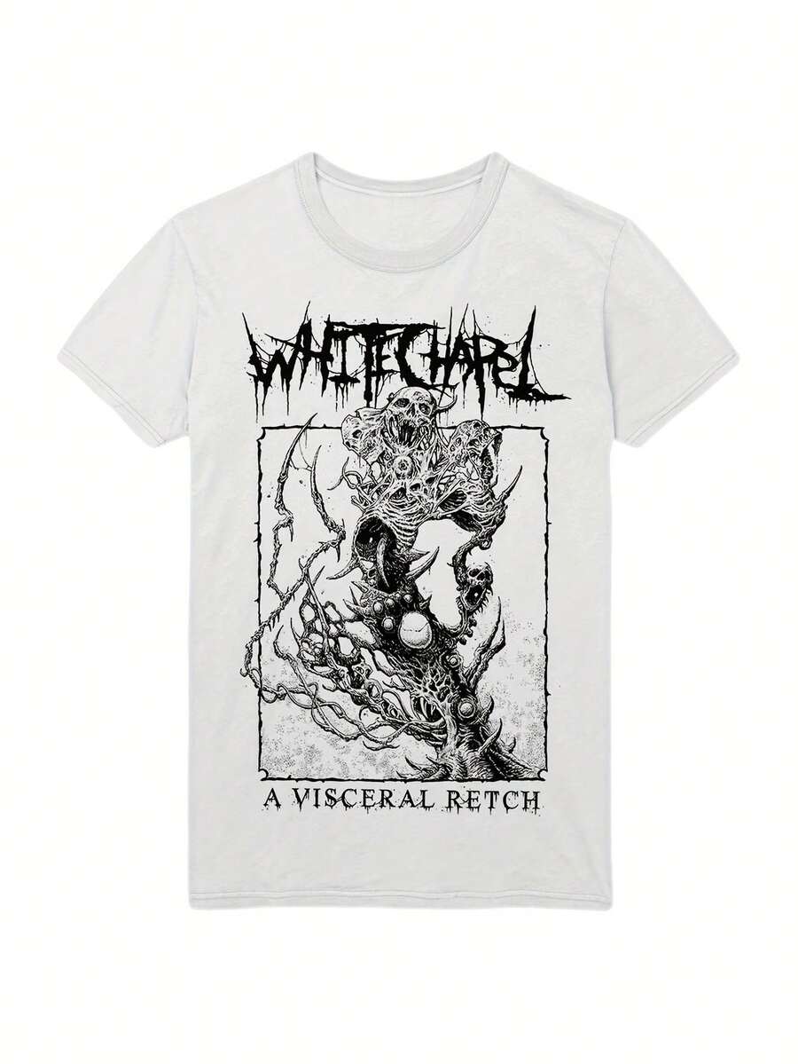 Whitechapel T-Shirt From The Deathcore Band From Knoxville, Tennessee, USA 220G - trắng - Xem 1