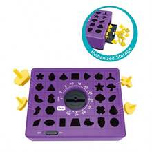 一套儿童形状配对计时器棋盘游戏，早教认知反应训练互动玩具，圣诞节/万圣节/复活节/生日礼物（部分配件颜色随机）