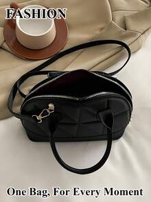 [US-Based Shipping]Classic Fashion Solid Color Quilted PU Leather Tote Bag, Women's Multifunctional Dome Tote Crossbody Bag, Simple Travel Vacation Handbag With Adjustable Shoulder Strap, Business Commuter Briefcase Shoulder Bag,Bolsos Para Mujer,Handbag,Designer Handbags,Crossbody Bag,Shoulder Bag, Women's Handbag, Women's Evening Bag, Lingerie Bag, Hundreds Of Tote Shoulder Bags, Crossbody Bags, Shell Bags Fashion Solid Color Soft PU Leather Shoulder Bag For Women, Casual Simple Large Capacity Carry On Campus Handbag Daily Commuting Bag, Retro Hobo Crossbody Bag Work Handbags, Female Messenger Bag Lightweight Satchel Bags For Holiday Gifts,Black Bag,Pumpkin,Autumn,Halloween,Fall,Christmas,Thanksgiving,Festival,Cyber Monday,Holiday,Gift,New Year,Snow,Winter,Warm,End-Of-Year,Party - Nhiều màu - Xem 6