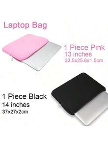适用于笔记本电脑包 11、13、14、15、15.6 英寸笔记本电脑包软电脑包办公室粉色黑色灰色旅行包透气防震，返校季 - 粉色 - 查看 25