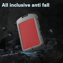 Key Fob Cover With Heavy-Duty Keychain For Volvo XC90 XC60 XC40 S60 S90  V90 Polestar 1 2Christmas - Đỏ - Xem 6