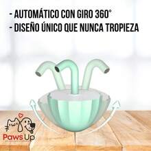 Generico Paws Up! Juguete Interactivo Automatico para Gato Juguete de Interior para Mascotas Recargable con USB Azul Celeste - AzulCeleste - Ver 3