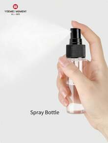 YUEMEI MOMENT MC Set[EVA 3D Bag]Black/White, 50ml - 6pcs/8pcs Travel Refillable Bottle Set, Cosmetic Refill Bottles For Shampoo, Body Wash, Conditioner, Toner, Facial Cleanser