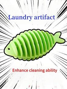 Reusable Clothes Fuzz Remover, Silicone Fish-Shaped Lint Collector, Pet Hair Remover For Clothes, Blankets, Towels, Efficient Washing Machine Lint Collector, Cat/Dog Hair Remover, Household Laundry Tool, Easy To Remove Fabric Lint, Laundry Room Essential, Cleaning Supplies, Washing Machine, Lint Collector, Pet Hair Collector, Reusable Pet Hair Remover, Clothing Cleaning Tool, Laundry Accessory For Cleaner Clothes - Multicolor - View 5