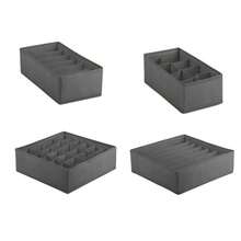 1 szt. Biały organizer na bieliznę, skarpetki, szuflada, 1 sztuka, dozownik, organizer na bieliznę, 20 przegródek, organizer na szufladę z tkaniny, pudełko do przechowywania skarpetek, bielizny, chusteczek, krawatów, dekoracji