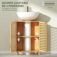 HOMCOM Medicine Cabinet - Khaki - View 5