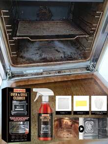 Oven Cleaning Spray, Suitable For Daily Household Kitchen Degreasing, Stain Removal, Convenient Cleaning Spray, Send Family And Friends Christmas, Halloween Gifts (New And Old Models Are Sent Randomly)