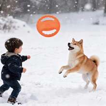 Indestructible Dog Flying Disc - An Interactive Toy For Training, Chewing, And Water Entertainment - Suitable For Outdoor Play,Dog Toy, Dog Training Ring, Suitable For Outdoor Use, Powerful And Durable For Dogs To Chew, Pet Picking Up Toys, Pet Floating Dog Ring, Suitable For Large And Medium-Sized Dog Training And Tooth Cleaning - Multicolor - View 10