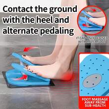 1pc Foot Stepper Exercise Machine, Stepper Trainer For Fitness Stovepipe, Folding Pedal Cross Trainer For Seniors, Portable Leg Pedal Machine, Under Desk Foot Pedal Exerciser, Mini Multifunctional Foldable Fitness Equipment, Household Stairs Mute Treadmill, For Leg Muscles Relieves Varicose Veins Physical Therapy, For Office Home Gym Pilates Yoga - Multicolor - View 5