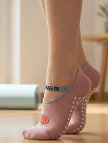 Kit With 1/3/6 Pairs Of Non-Slip Socks – Ideal For Yoga, Pilates And Workouts | Sizes 35 To 41 - Nhiều màu - Xem 7