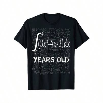 20th Birthday 20 Years Math Integral Calculation T-Shirt, Gift For Men Women Dad Mom Friends OWN