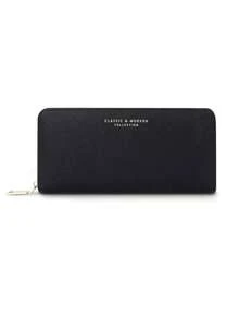 YUQING.FC Cartera Gran Capacidad Multicapa, Bolso Mano Con Cremaller T9612-042 - Negro - Ver 5