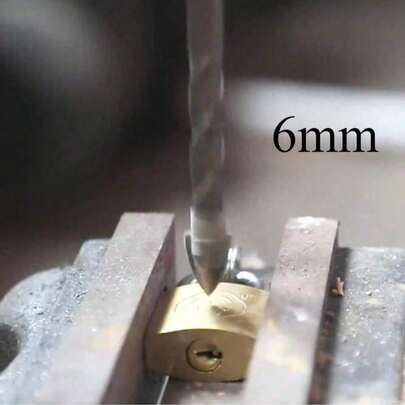 Four Flute Sawtooth Eccentric Drill Bit Set For Concrete, Tile, Ceramic, Wood, And Masonry Durable Carbide Material With Metal Finish, Woodworking Tools Sawtooth Design|Durable Construction, Drill Bit Set, Best For Woo